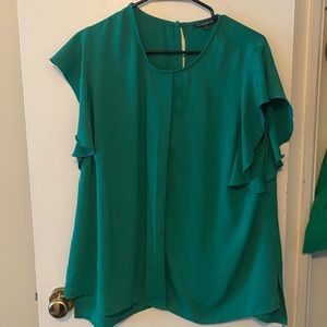 Adrianna Papell green blouse